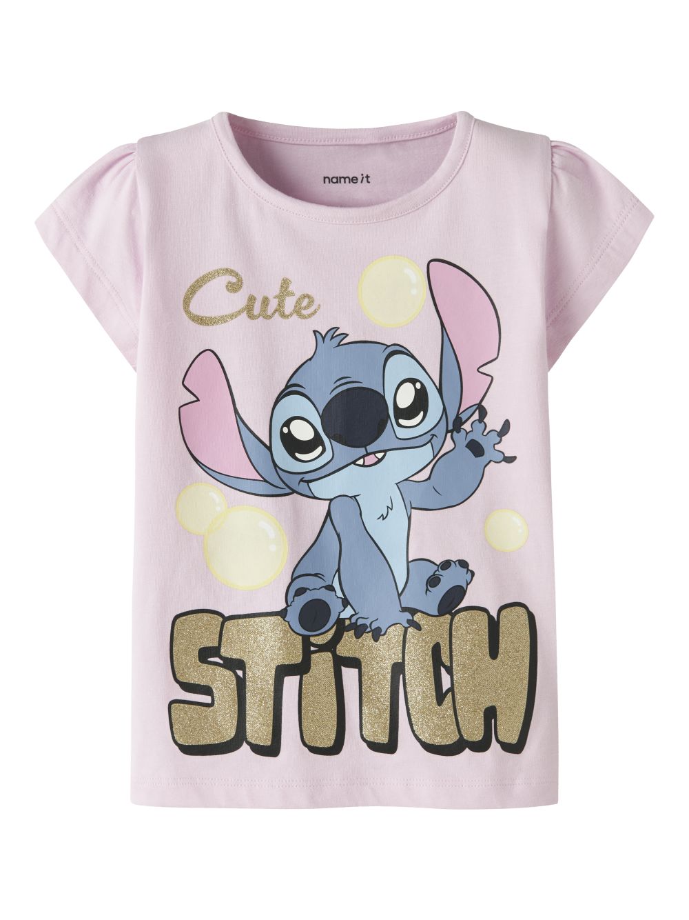 T-shirt Name It FUBA STITCH SS BOX NOOS WDI Bambina - Rosa