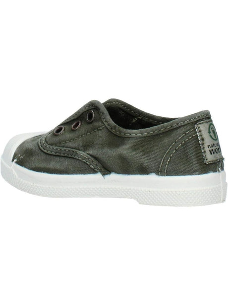 Scarpe in Tela Natural World Unisex Bambino - Verde