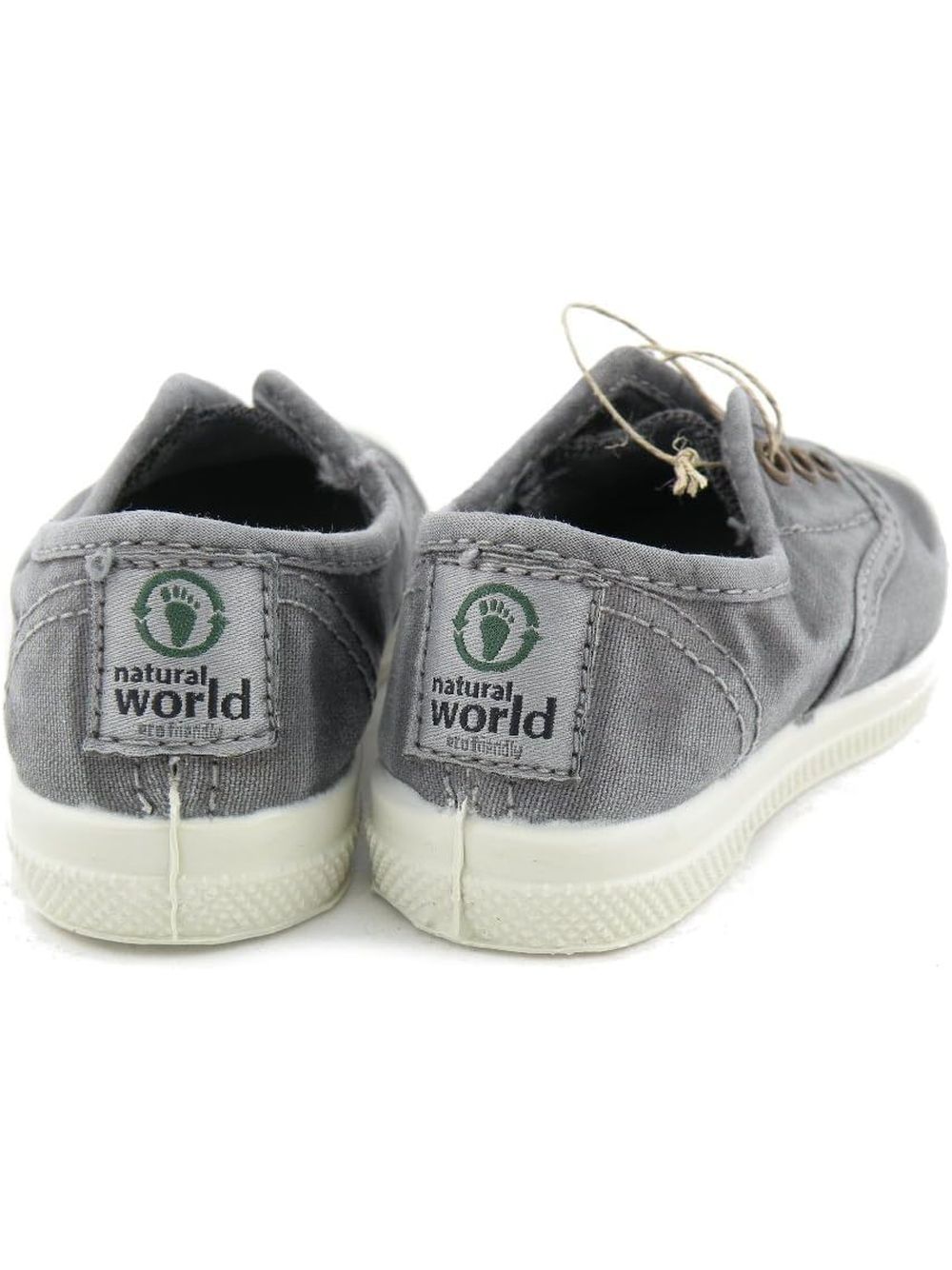 Scarpe in Tela Natural World Unisex Bambino - Grigio
