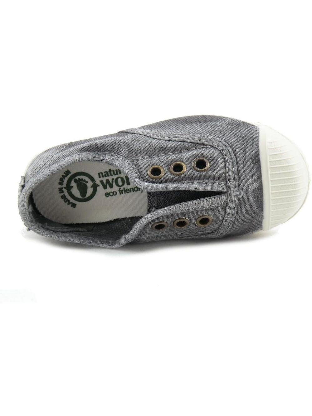 Scarpe in Tela Natural World Unisex Bambino - Grigio