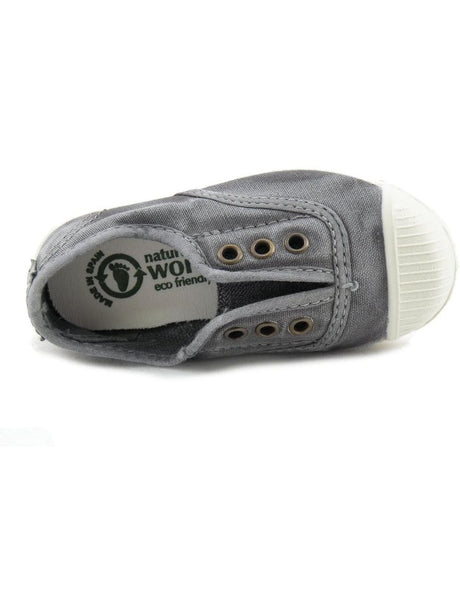 Scarpe in Tela Natural World Unisex Bambino - Grigio