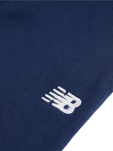 Pantalone Felpa New Balance French Terry Small Logo Bambino - Navy