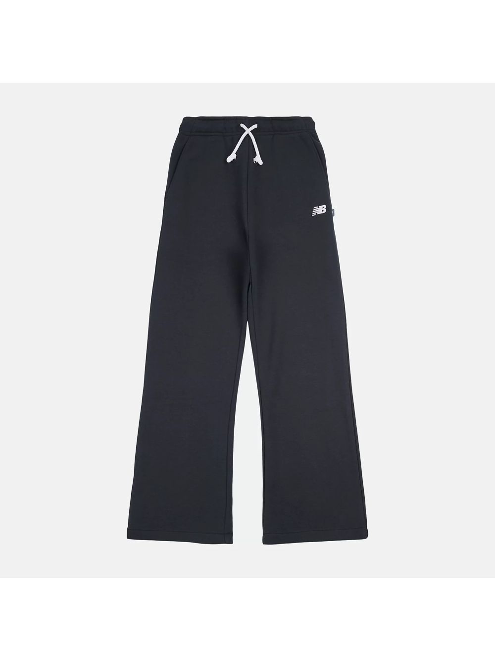 Pantalone Felpa New Balance Small Logo Wide Leg Bambina - Nero