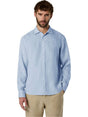 Camicia North Sails di lino a maniche lunghe Uomo - Denim