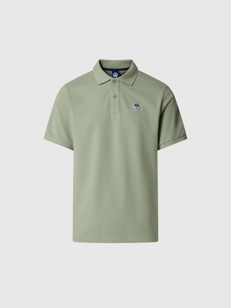 Polo North Sails con patch logo Uomo - Verde