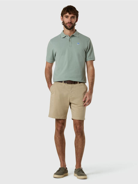 Polo North Sails con patch logo Uomo - Verde