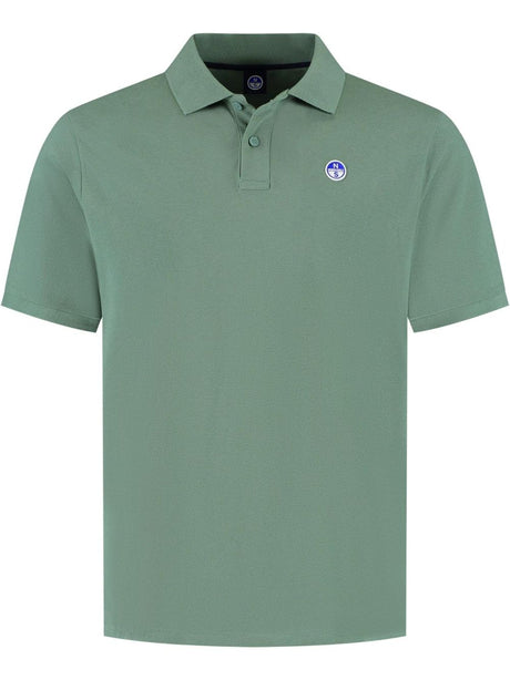 Polo North Sails con patch logo Uomo - Verde