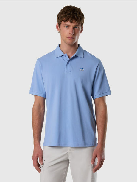 Polo North Sails con patch logo Uomo - Denim