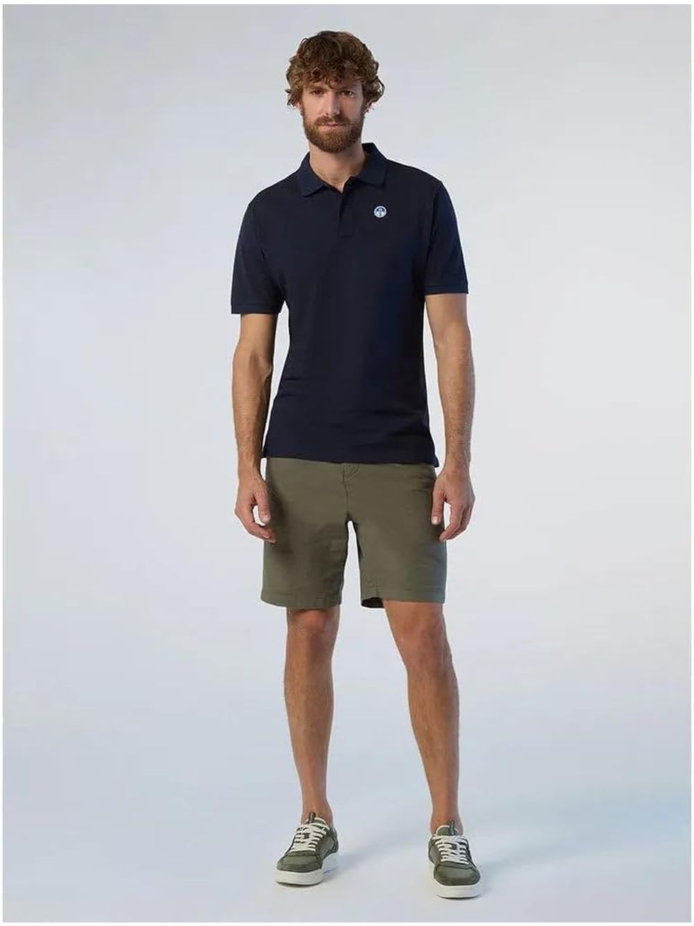 Polo North Sails con patch logo Uomo - Navy