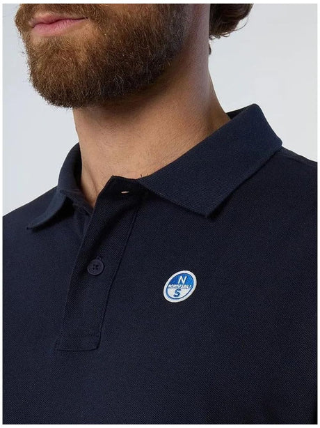 Polo North Sails con patch logo Uomo - Navy