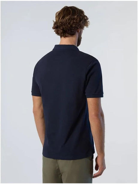 Polo North Sails con patch logo Uomo - Navy