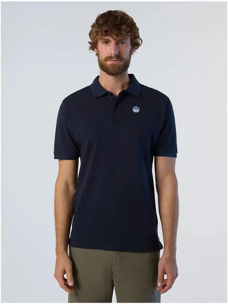 Polo North Sails con patch logo Uomo - Navy