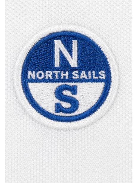 Polo North Sails con bordi a contrasto Uomo - Bianco