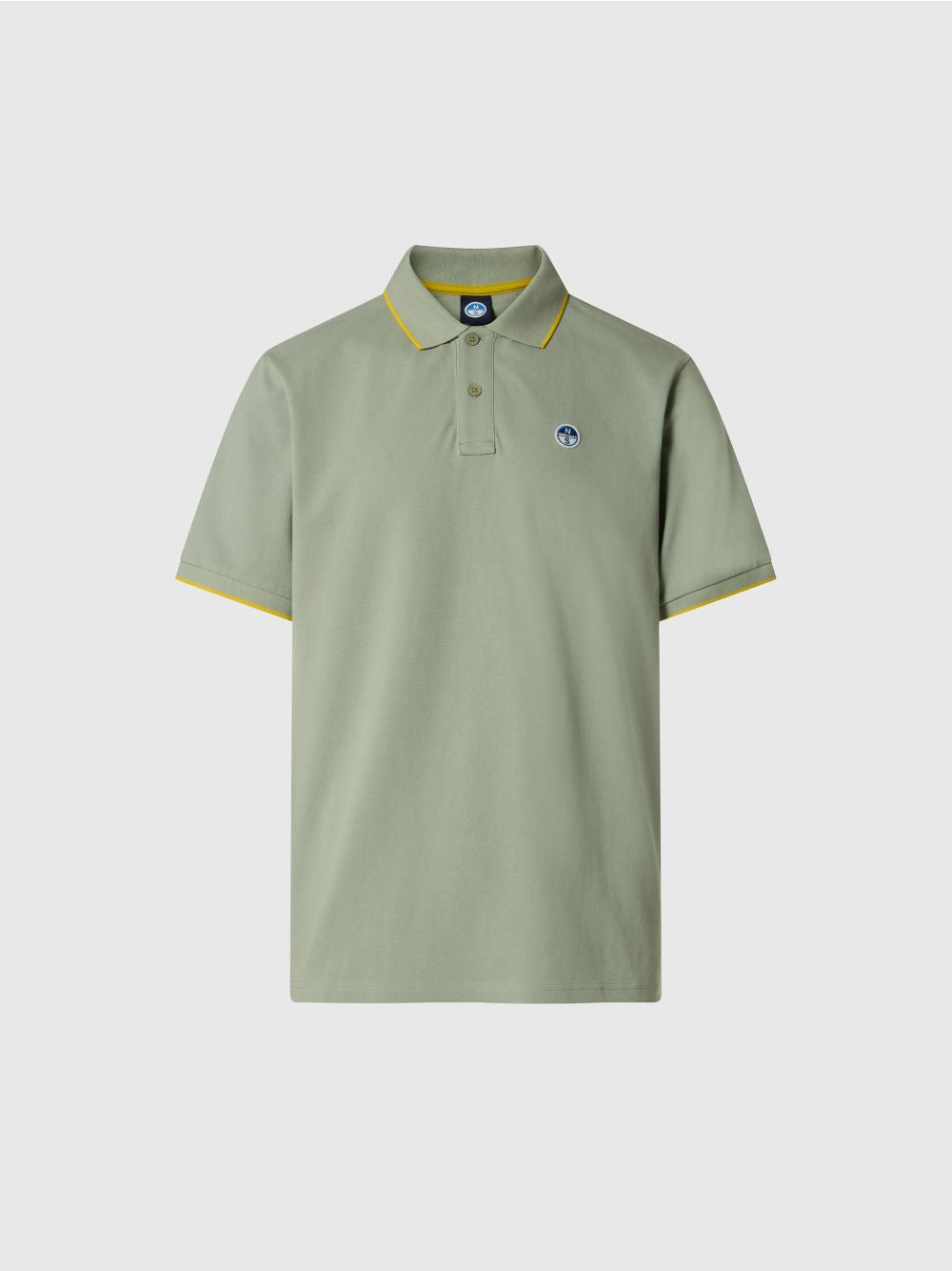 Polo North Sails con bordi a contrasto Uomo - Verde