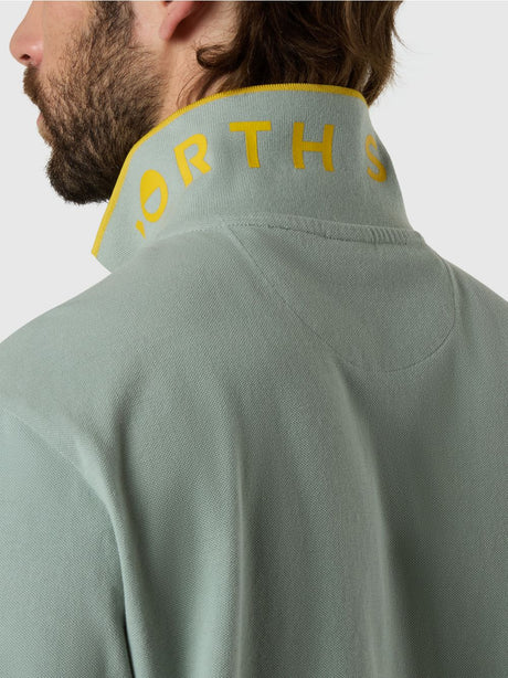 Polo North Sails con bordi a contrasto Uomo - Verde