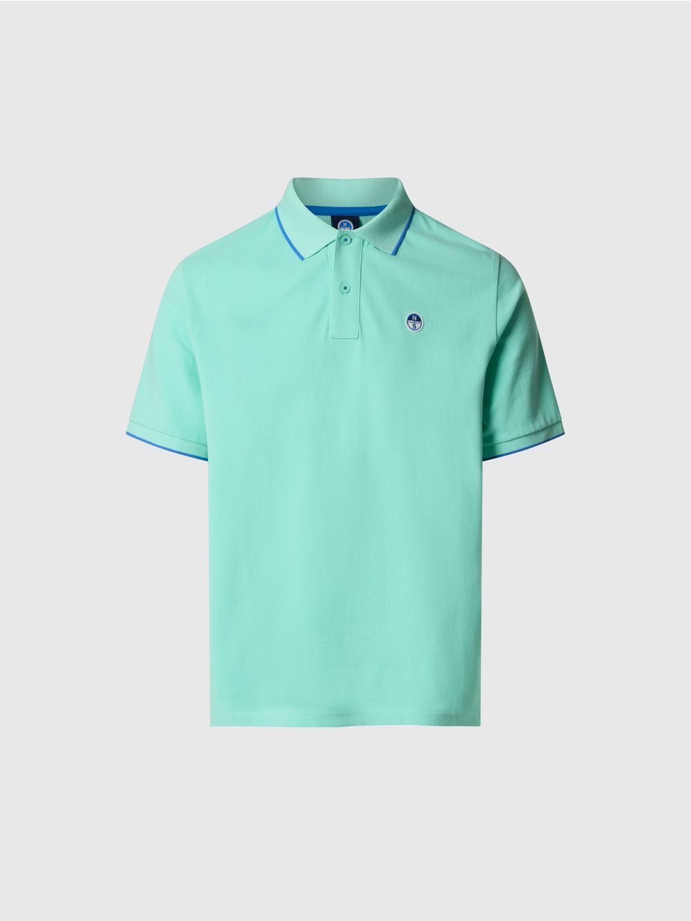 Polo North Sails con bordi a contrasto Uomo - Azzurro