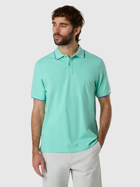 Polo North Sails con bordi a contrasto Uomo - Azzurro