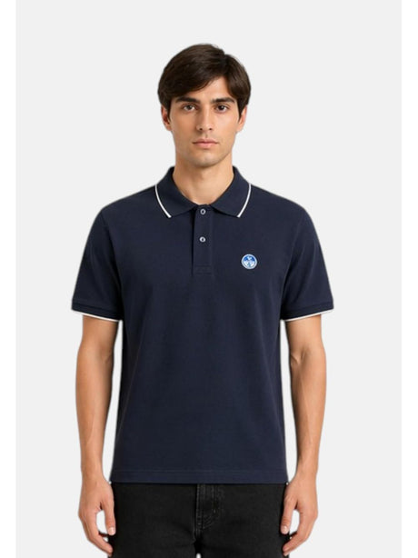 Polo North Sails con bordi a contrasto Uomo - Navy