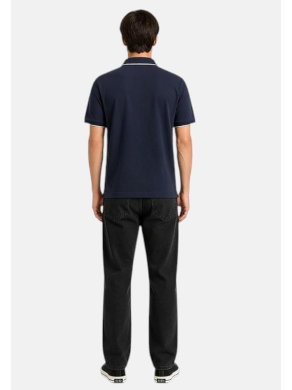 Polo North Sails con bordi a contrasto Uomo - Navy