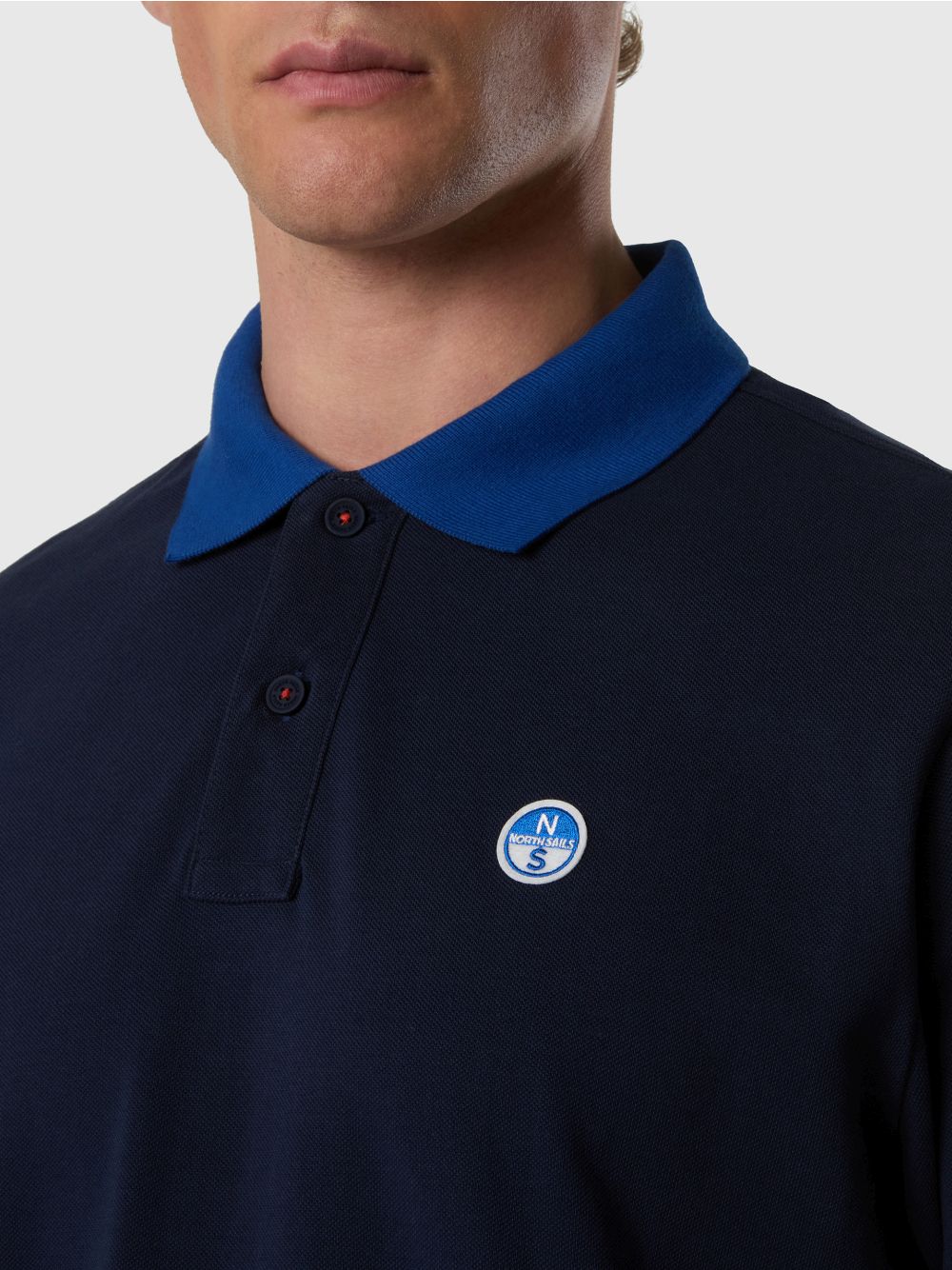 Polo North Sails con dettagli a contrasto Uomo - Navy