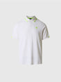 Polo North Sails con dettagli fluo Uomo - Bianco