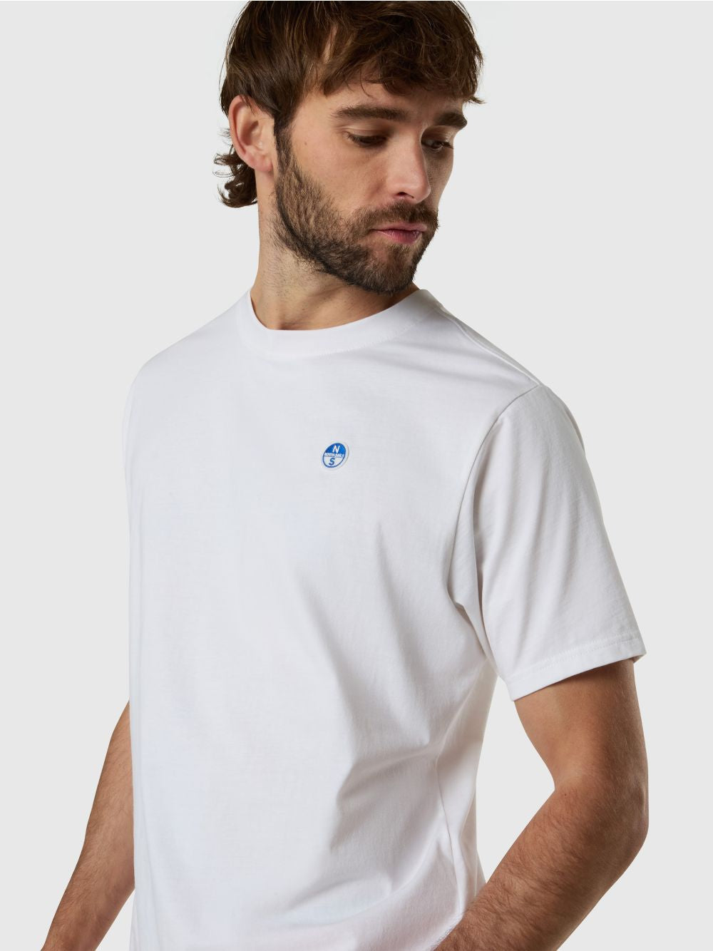 T-shirt North Sails con patch logata Uomo - Bianco