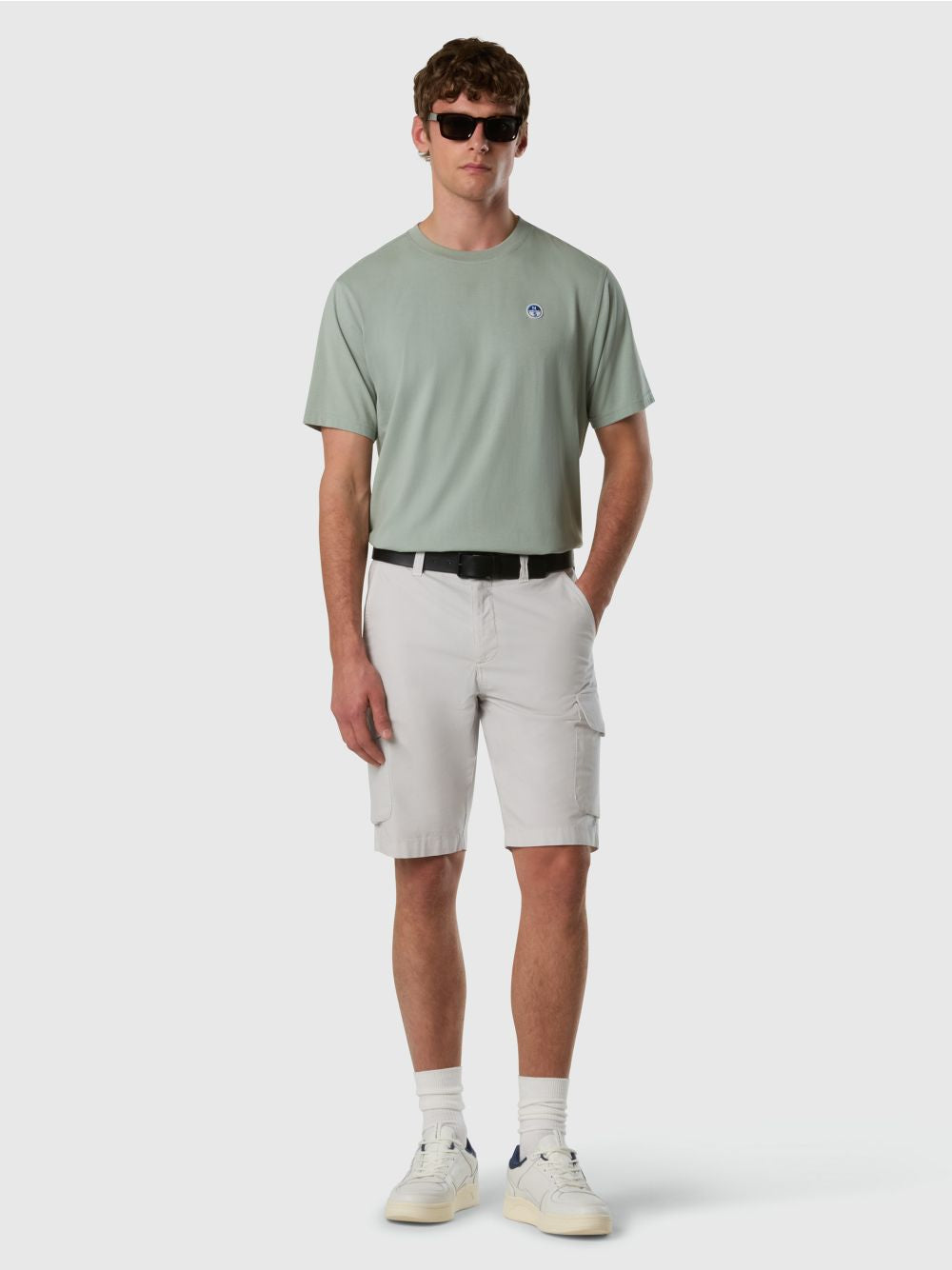 T-shirt North Sails con patch logata Uomo - Verde