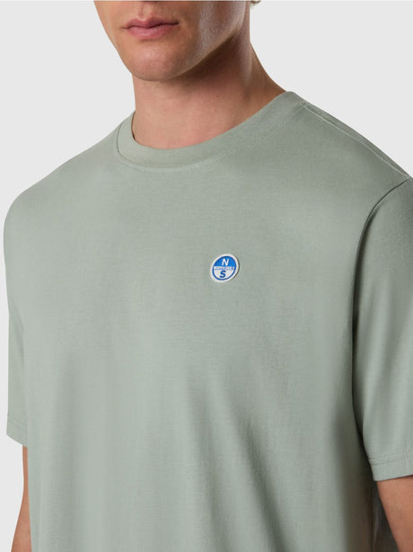 T-shirt North Sails con patch logata Uomo - Verde