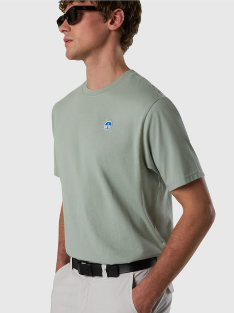 T-shirt North Sails con patch logata Uomo - Verde