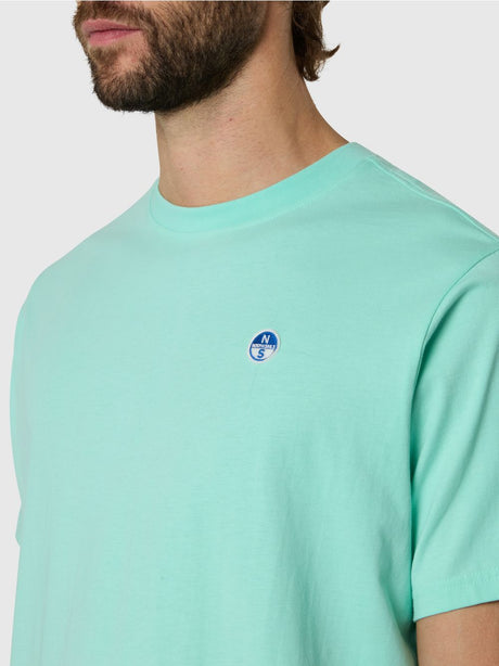 T-shirt North Sails con patch logata Uomo - Azzurro