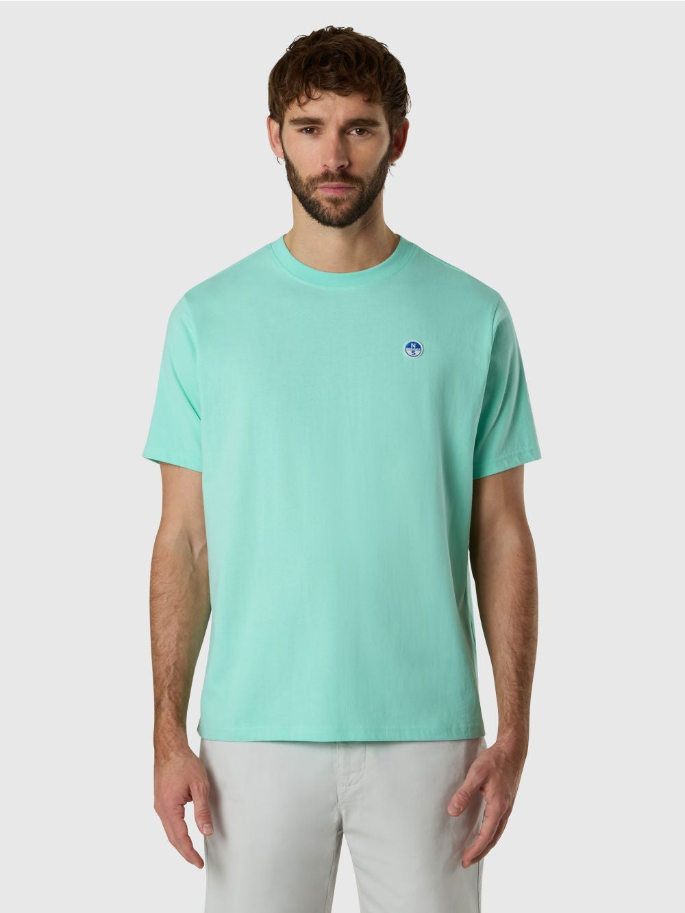 T-shirt North Sails con patch logata Uomo - Azzurro