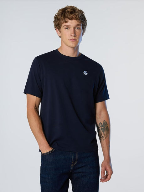 T-shirt North Sails con patch logata Uomo - Navy
