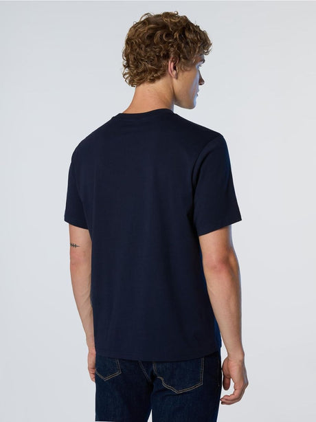 T-shirt North Sails con patch logata Uomo - Navy