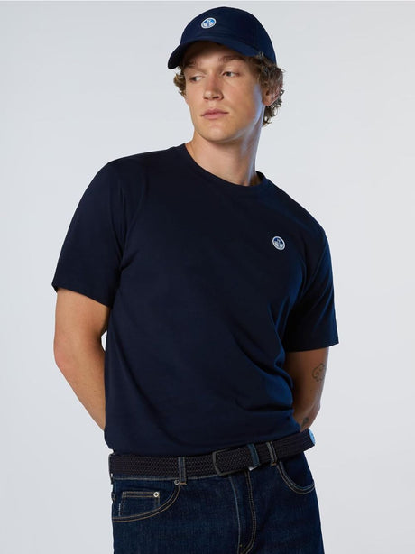 T-shirt North Sails con patch logata Uomo - Navy