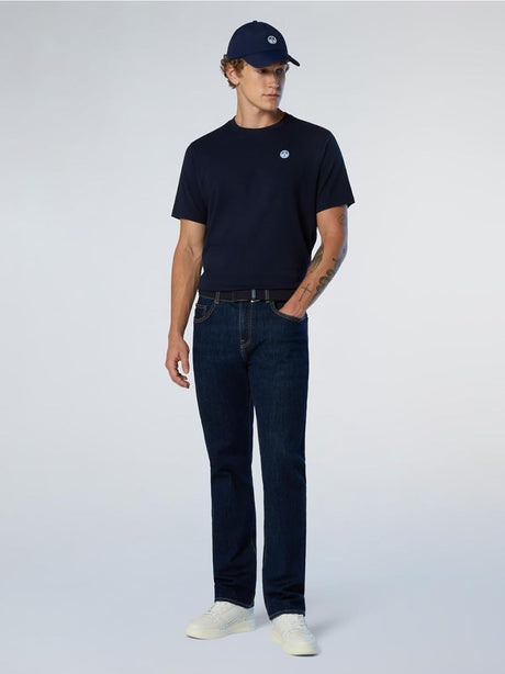T-shirt North Sails con patch logata Uomo - Navy