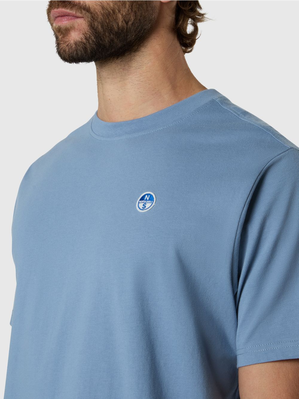 T-shirt North Sails con patch logata Uomo - Azzurro