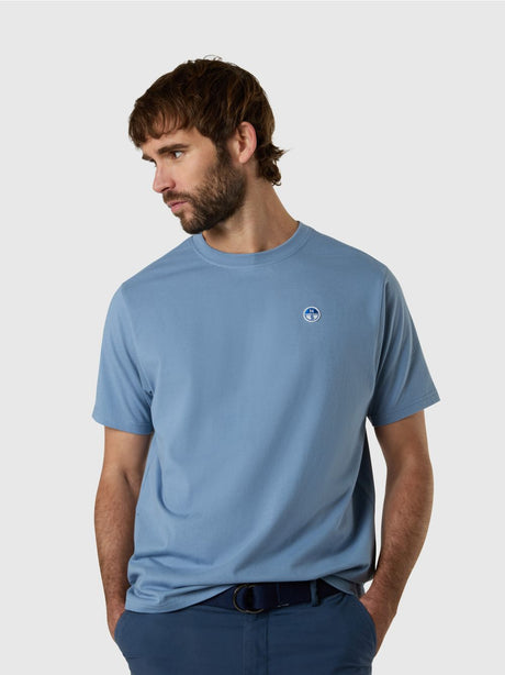T-shirt North Sails con patch logata Uomo - Azzurro
