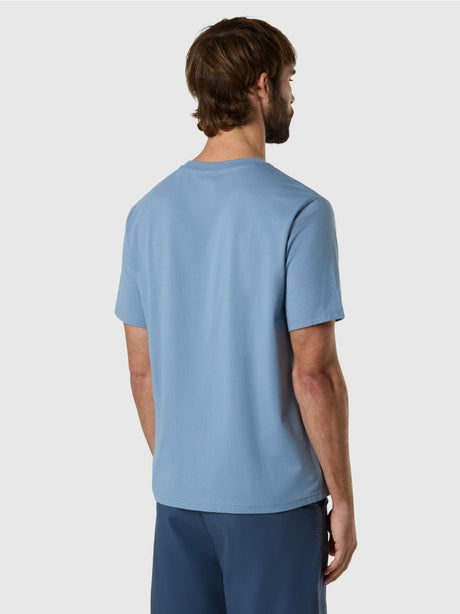 T-shirt North Sails con maxi logo Uomo - Azzurro