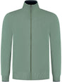 Felpa North Sails con zip e logo tono su tono Uomo - Verde