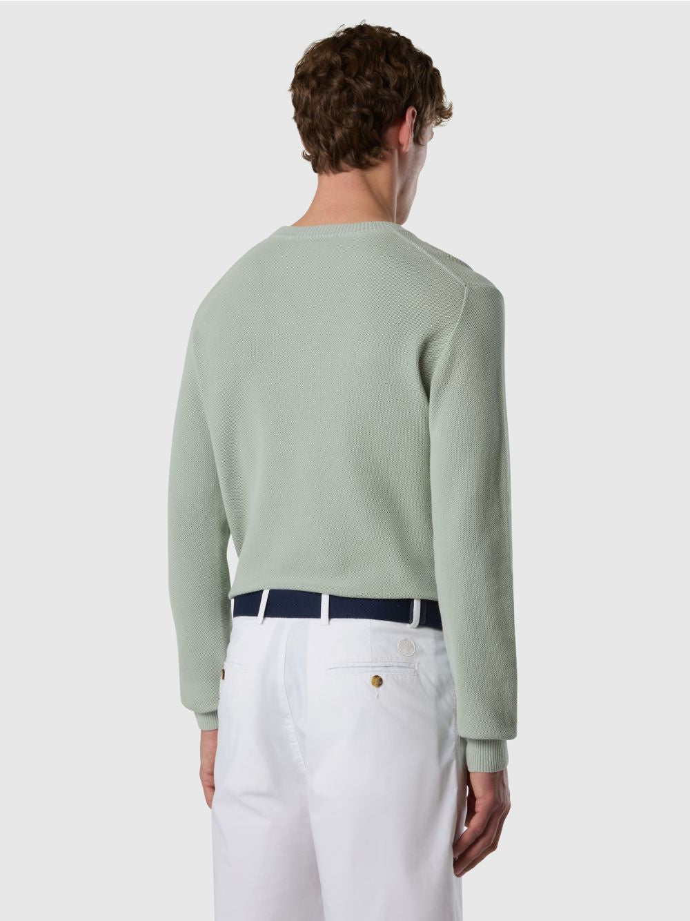 Pullover North Sails con lavorazione a nido d'ape Uomo - Verde