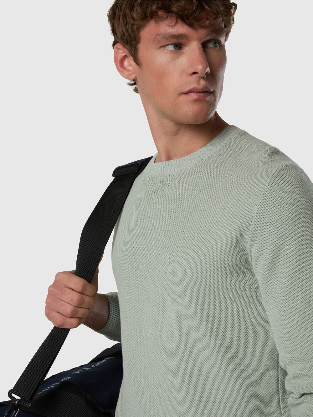Pullover North Sails con lavorazione a nido d'ape Uomo - Verde