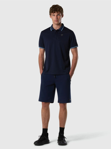 Polo North Sails a maniche corte in COOLMAX® Uomo - Navy