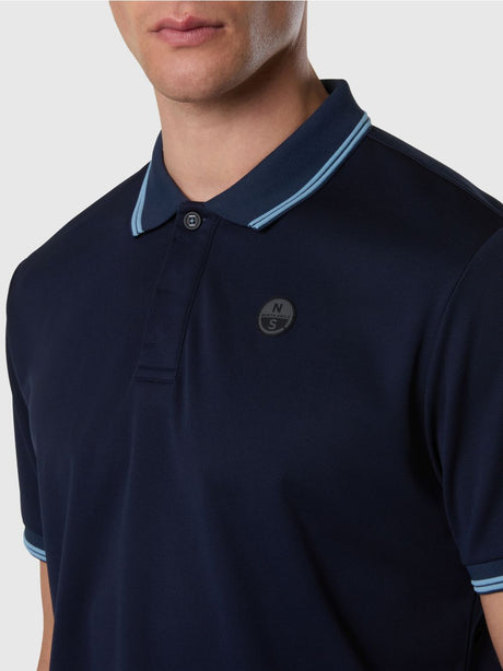Polo North Sails a maniche corte in COOLMAX® Uomo - Navy