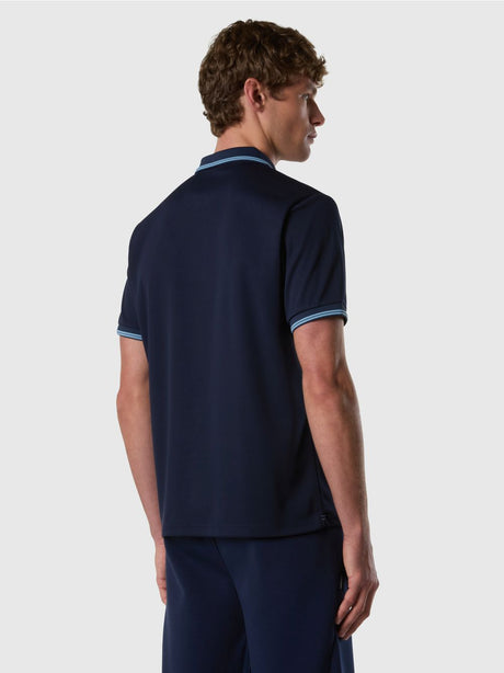 Polo North Sails a maniche corte in COOLMAX® Uomo - Navy