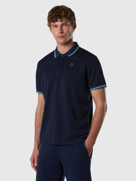 Polo North Sails a maniche corte in COOLMAX® Uomo - Navy