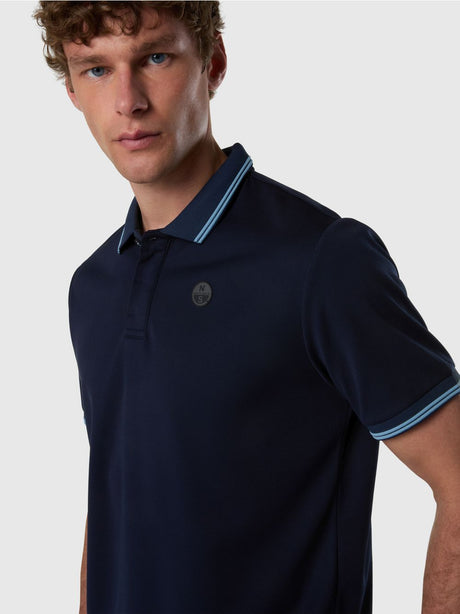 Polo North Sails a maniche corte in COOLMAX® Uomo - Navy