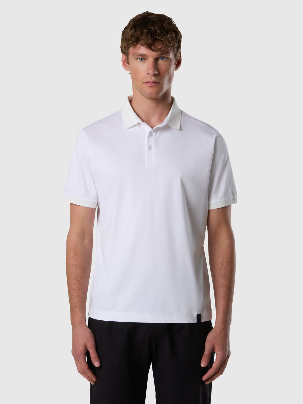 Polo North Sails in jersey di modal Uomo - Bianco
