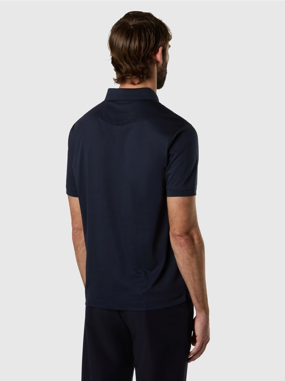 Polo North Sails in jersey di modal Uomo - Navy