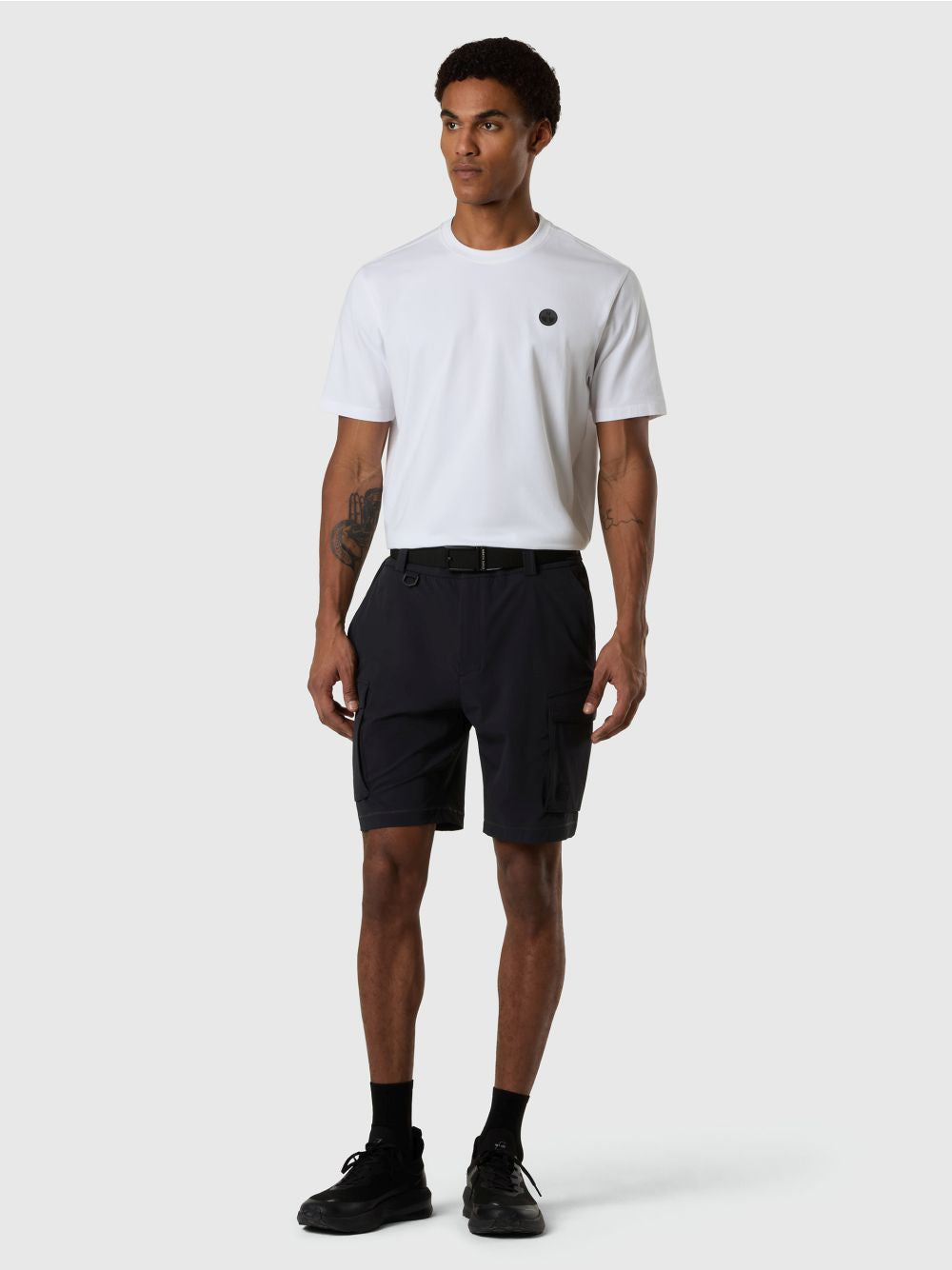 T-shirt North Sails con logo North Tech Uomo - Bianco
