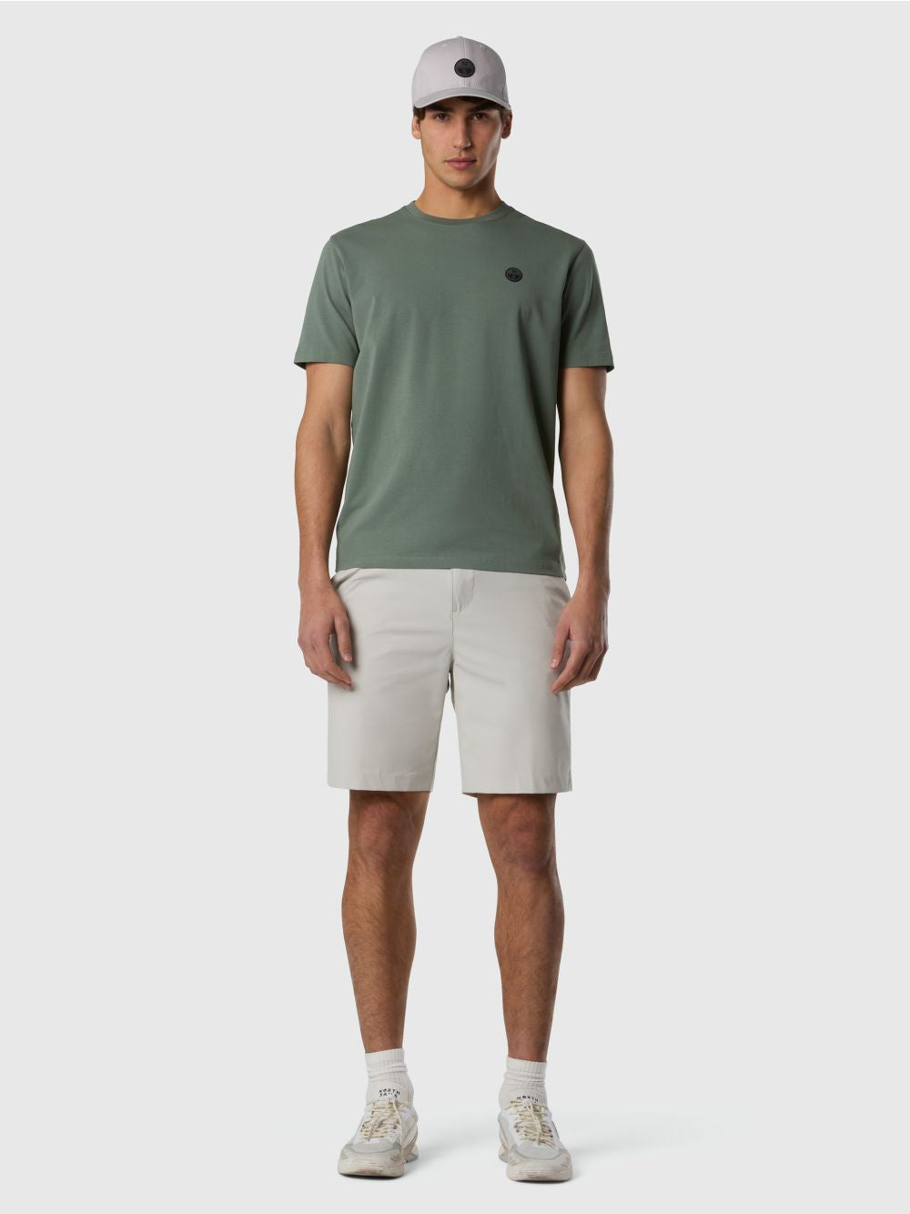 T-shirt North Sails con logo North Tech Uomo - Verde